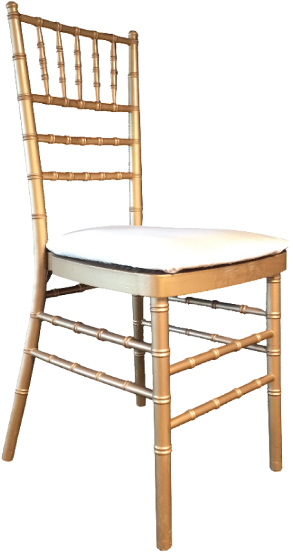 Gold Chiavari - Chair (699x864), Png Download