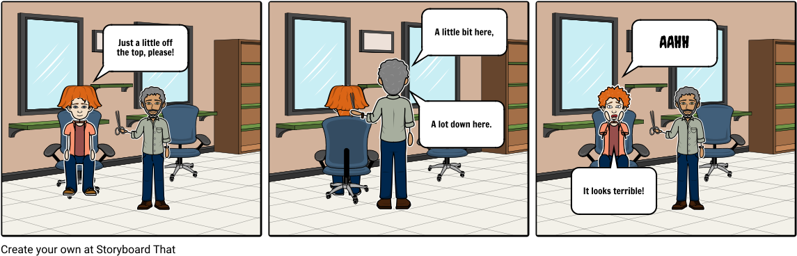Download The Bad Haircut Cartoon Full Size Png Image Pngkit