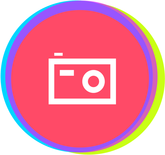 Photostack For Instagram 4 - Circle (630x630), Png Download