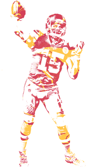 Click And Drag To Re-position The Image, If Desired - Patrick Mahomes Pixel Art (564x700), Png Download