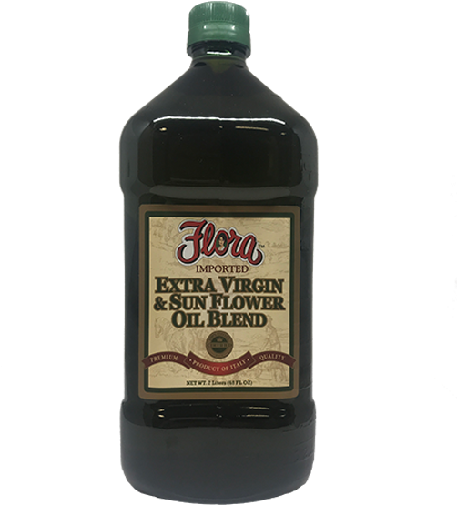 Extra Virgin Olive Sunflower Blend - Two-liter Bottle (599x600), Png Download