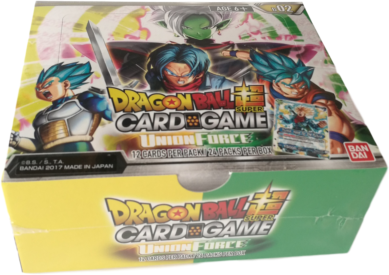 Dragon Ball Super - Dragon Ball Super Union Force Booster Box (1774x1127), Png Download