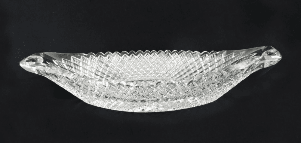 American Brilliant Cut Glass Hawkes Oval-shaped Tray - Still Life Photography (1000x1000), Png Download