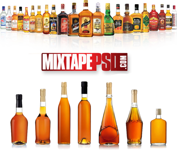 Liquor Bottles - Liquor Bottles Png Transparent (706x600), Png Download