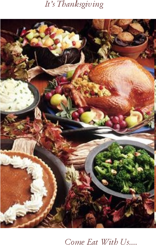 Thanksgiving Dinner Menu, Thanksgiving Blessings, Thanksgiving - Big Thanksgiving Dinner (728x1125), Png Download