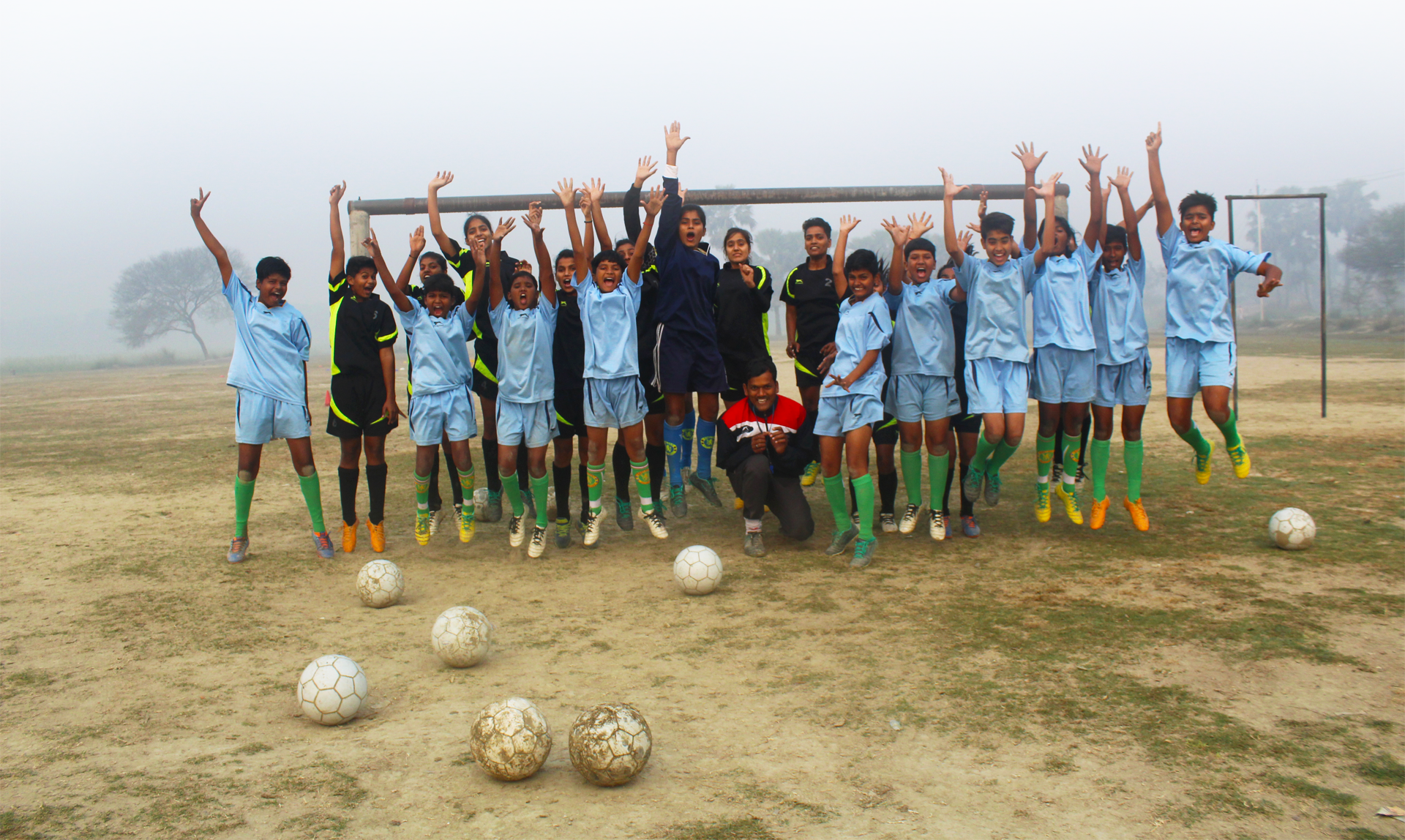 Akhandjyoti - Women's Football (1920x1148), Png Download