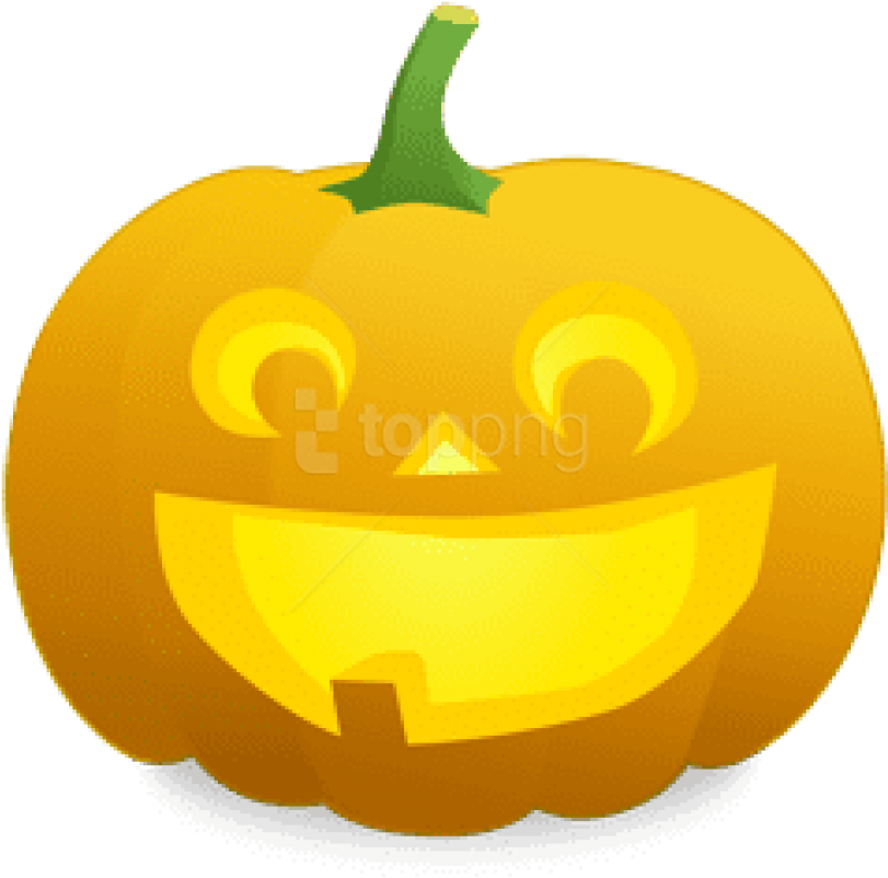 Free Png Download Jack O Lantern Jack Lantern And Halloween - Cute Jack O Lantern Cartoon (850x837), Png Download