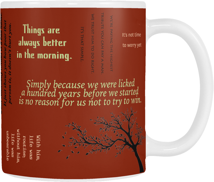 Kill A Mockingbird Quotes Design - Mug (1024x1024), Png Download