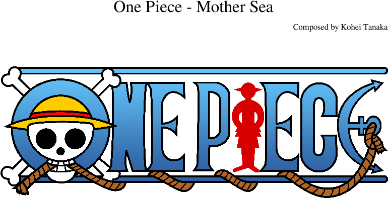Mother Sea Sheet Music Composed By Composed By Kohei - One Piece Official Logo (850x1100), Png Download