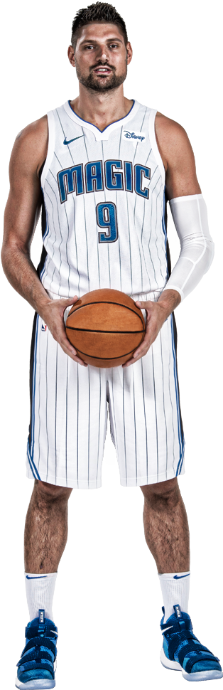 Nikola Vucevic - Streetball (316x1039), Png Download