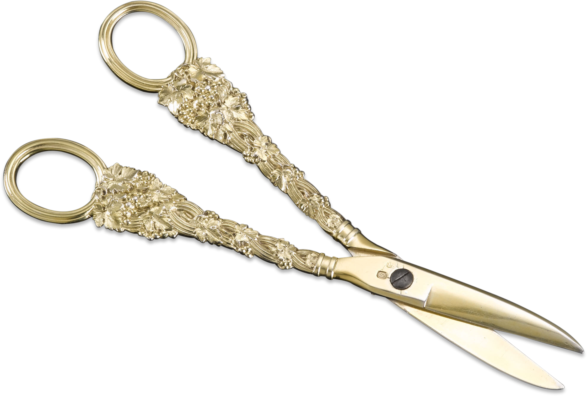 Download Paul Storr Silvergilt Grape Shears Keychain Full Size PNG Image PNGkit
