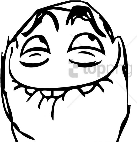 Free Png Download Mouth Closed Troll Face Png Images - Meme Troll (850x596), Png Download