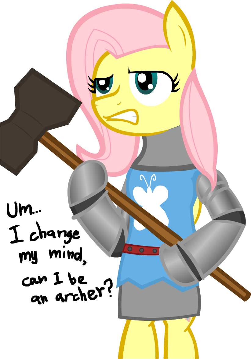 Knights Clipart Medieval Archer - My Little Pony Medieval (822x1174), Png Download