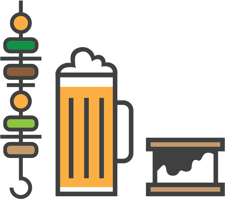 Open Bar And Local, In-season Dinner Capped Off By (814x677), Png Download