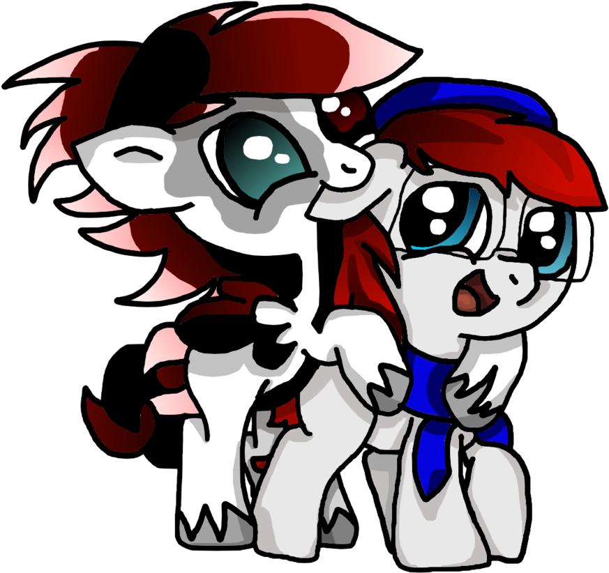 Phoenix, Biting, Brothers, Clothes, Cute, Duo, Ear - Cartoon (1280x960), Png Download