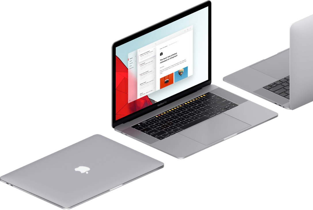 Mac Repair & Upgrade - Isometric Web Macbook Mockup (1087x731), Png Download