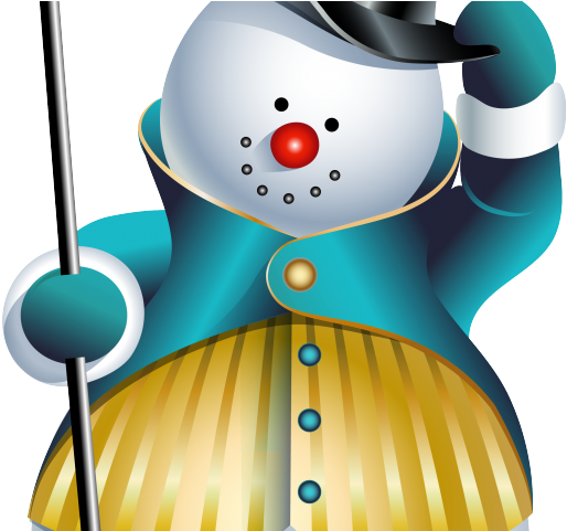 Snowman Clipart Cute - Muñeco De La Nieve En Png (640x480), Png Download