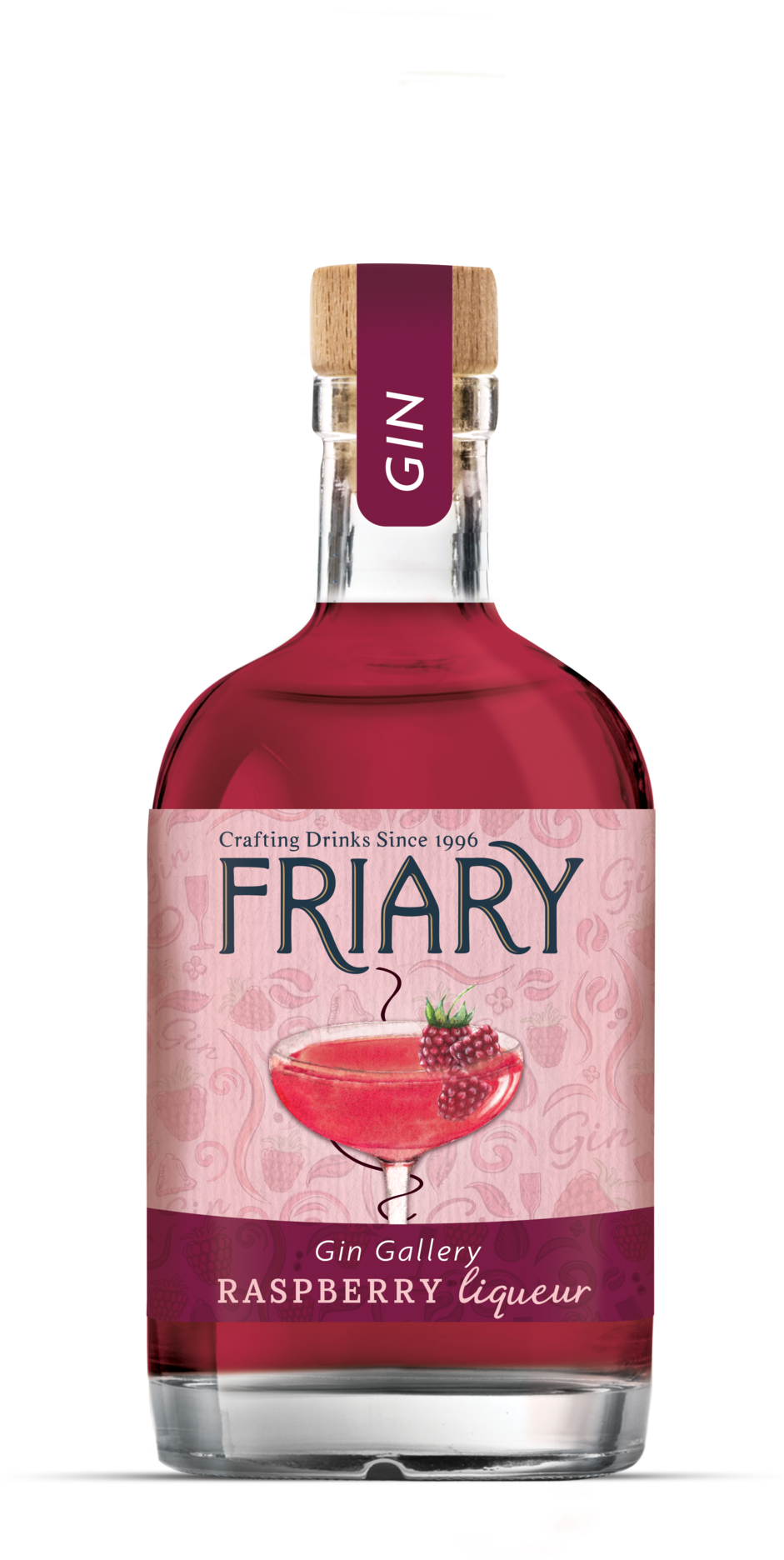 Raspberry Liqueur - Gin - Gin (1139x2047), Png Download