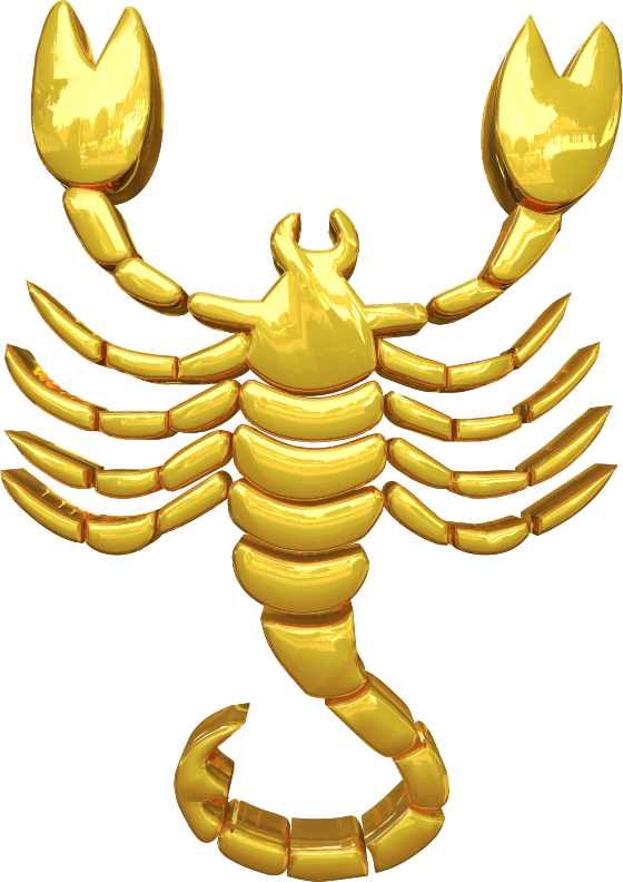 Medium Image - Golden Scorpio (560x792), Png Download