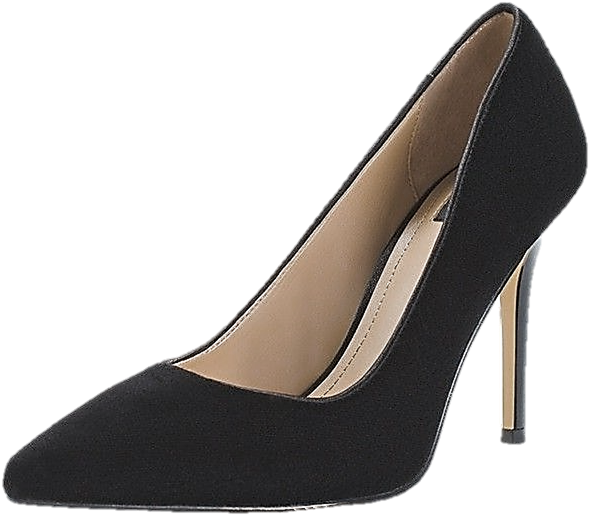 White House Black Market Olivia Velvet Heels - Black Heels Jimmy Choo (600x600), Png Download