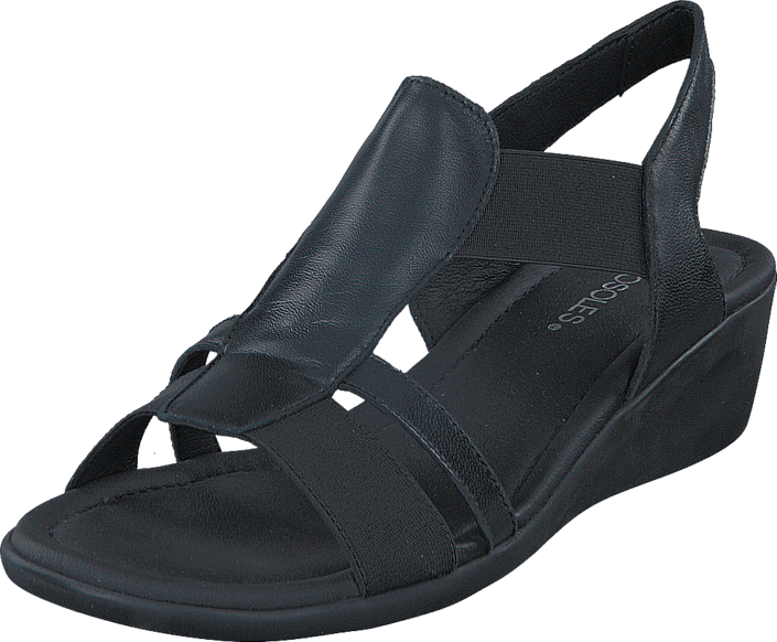 Aerosoles Husky Black 57310-00 Womens Leather Rubber - Flip-flops (705x582), Png Download