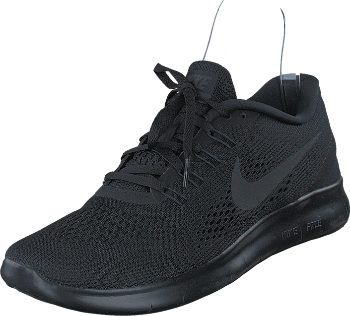 Nike Nike Free Rn Black/black Anthracite 56870 03 Mens - Sorte Nike Free Rn (705x637), Png Download