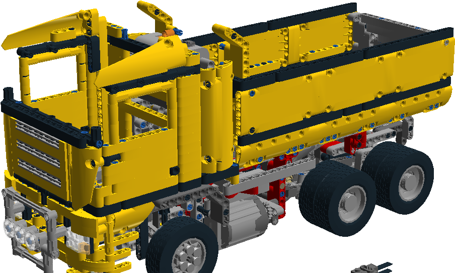 Dump Truck Iso Front - Truck (1126x577), Png Download