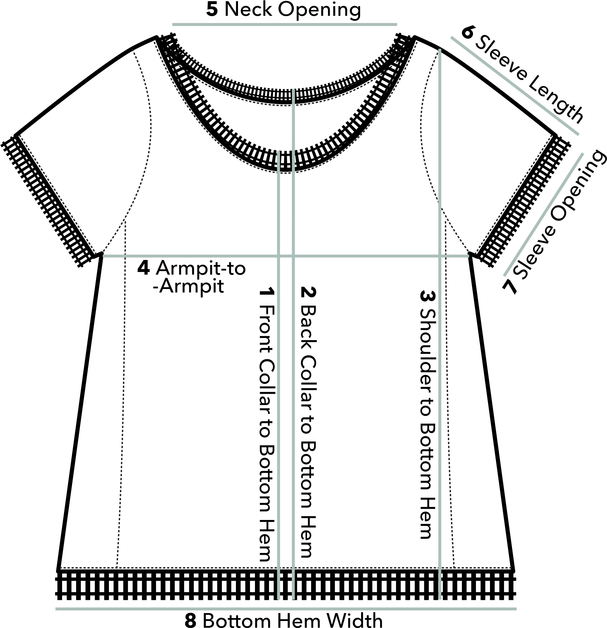 Measured Flat - Active Shirt (2148x2245), Png Download