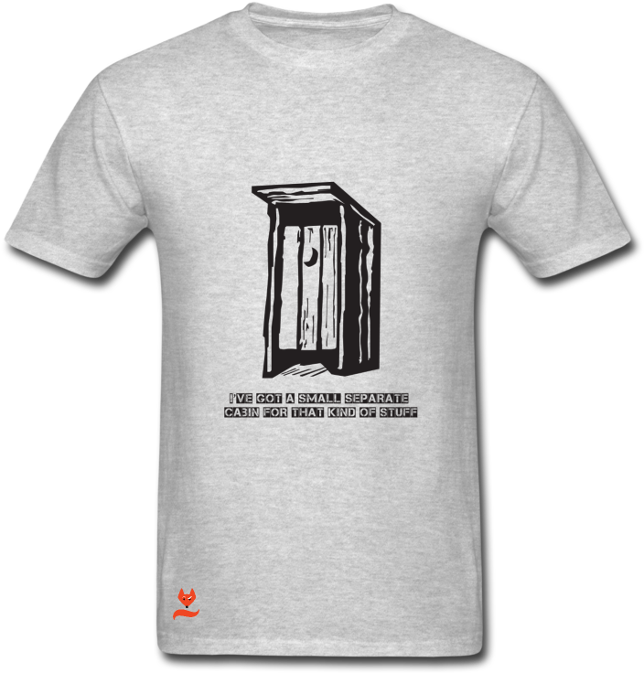 The Cabin Men's T-shirt - Round Neck Half Sleeves T Shirts (800x800), Png Download