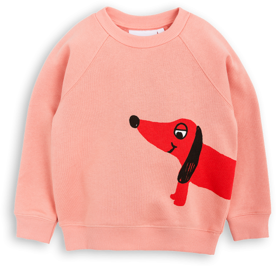 Dog Sweatshirt - Mini Rodini Teckel Trui (615x800), Png Download