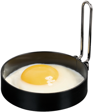 Bar B Chef Non-stick Egg Ring Bceggr - Fried Egg (719x466), Png Download