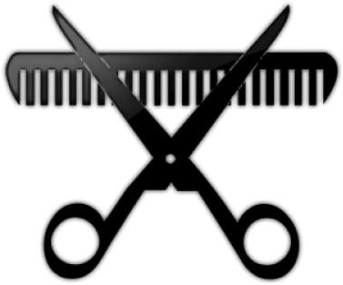 Scissor Clipart Scissors Cutting - Scissors And Comb Clip Art (640x480), Png Download