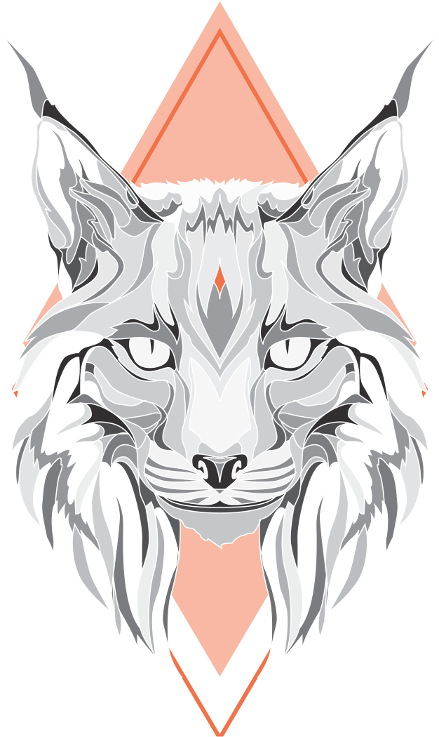 Lynx - Illustration (927x1080), Png Download
