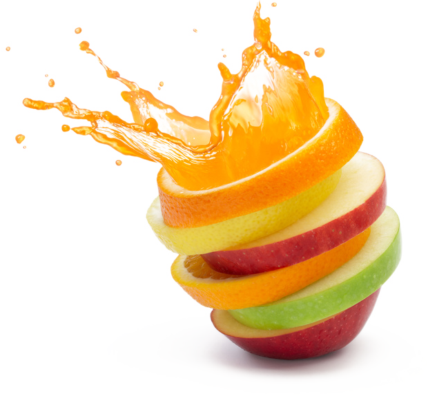 Read More » - Fruits With Juice Glass (620x575), Png Download