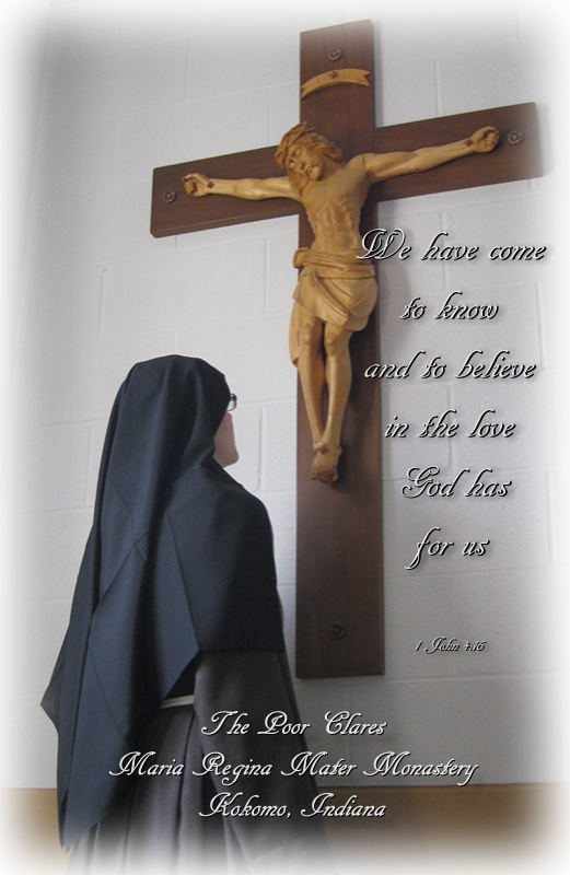 The Poor Clares - Crucifix (521x800), Png Download