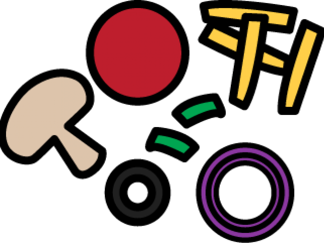 Pizza Topping Clipart - Olives On Pizza Clipart (640x480), Png Download