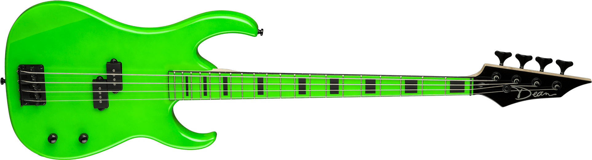 Dean Custom Zone Bass Guitar - Dean Custom Zone Bass (2000x606), Png Download