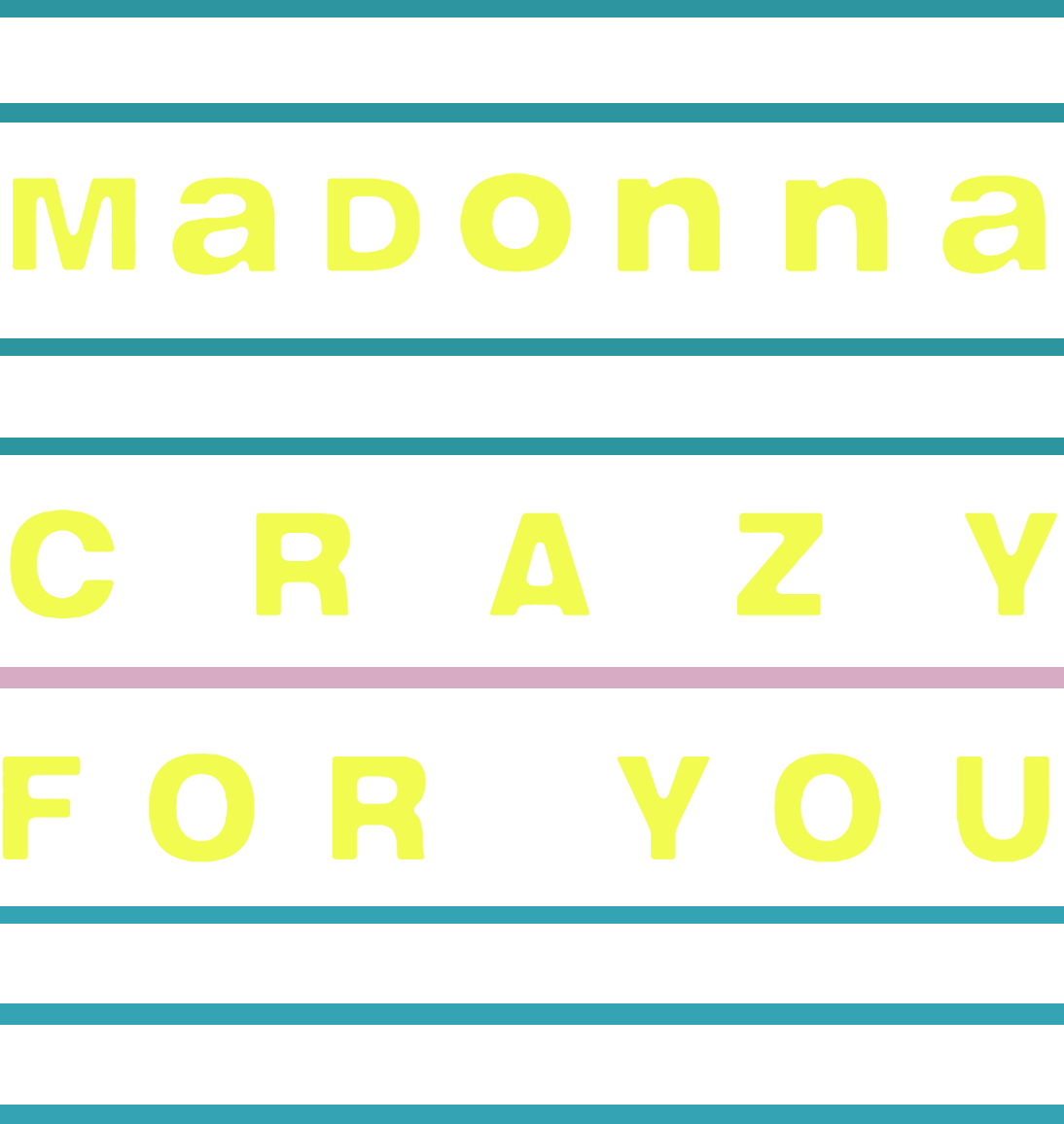 Crazy For You Logo - Electric Blue (1094x1156), Png Download