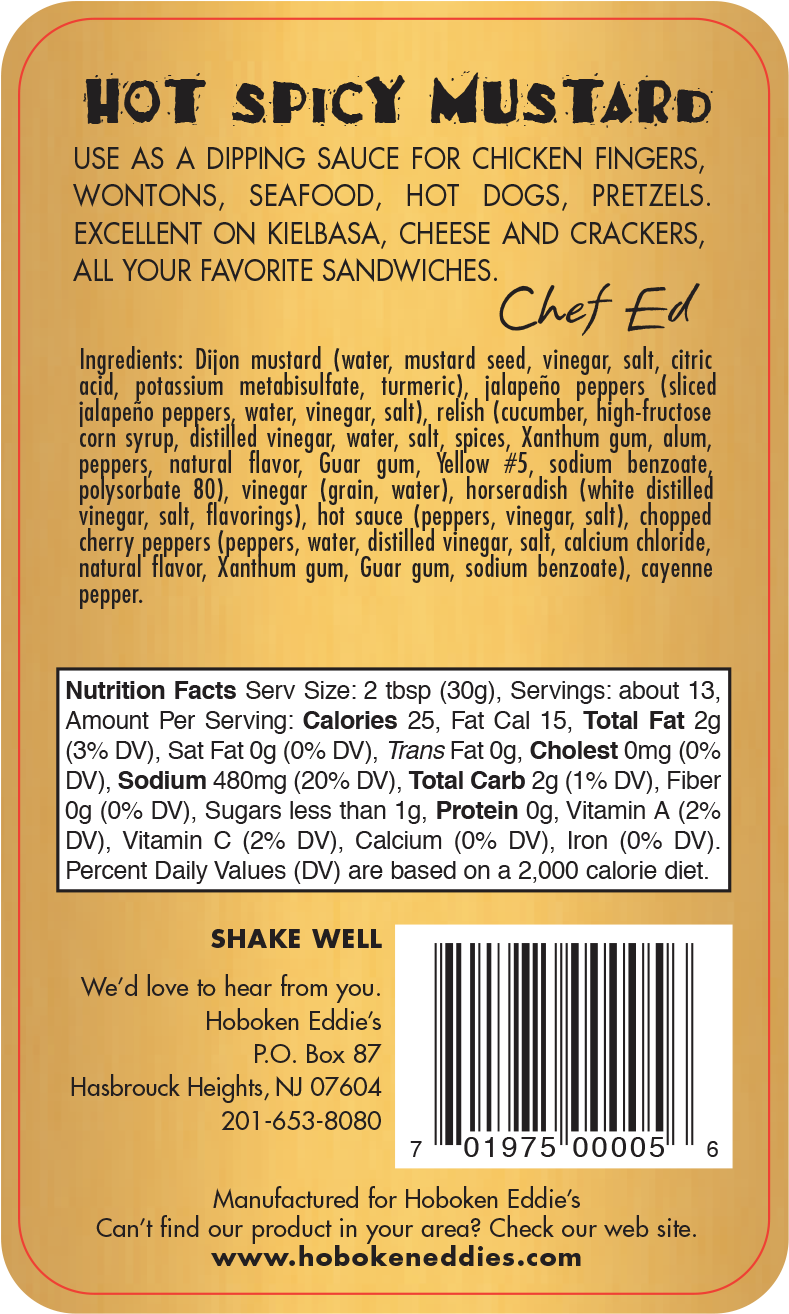 Hot Spicy Mustard - Amber (864x1388), Png Download