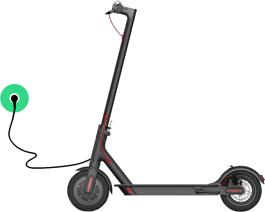 Xiaomi Electric Scooter 2019 (893x698), Png Download