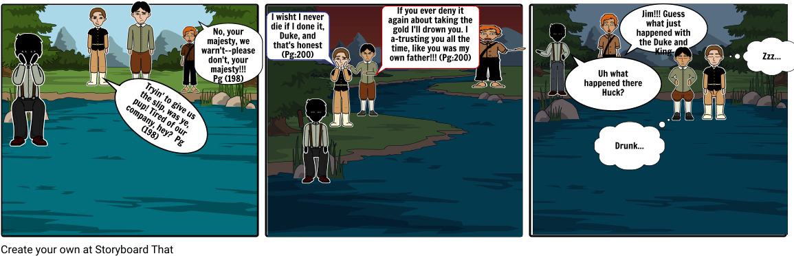 Huckelberry Finn - Cartoon (1164x385), Png Download