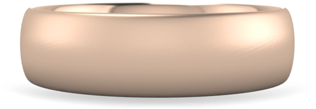 Men's Wedding Band Oval Wire Low Profile - Bangle (650x650), Png Download