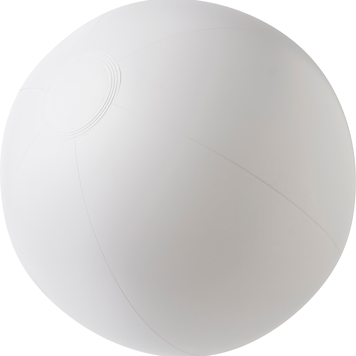 Br4188 Solid Colour Inflatable Beach Ball - White Ball (700x700), Png Download