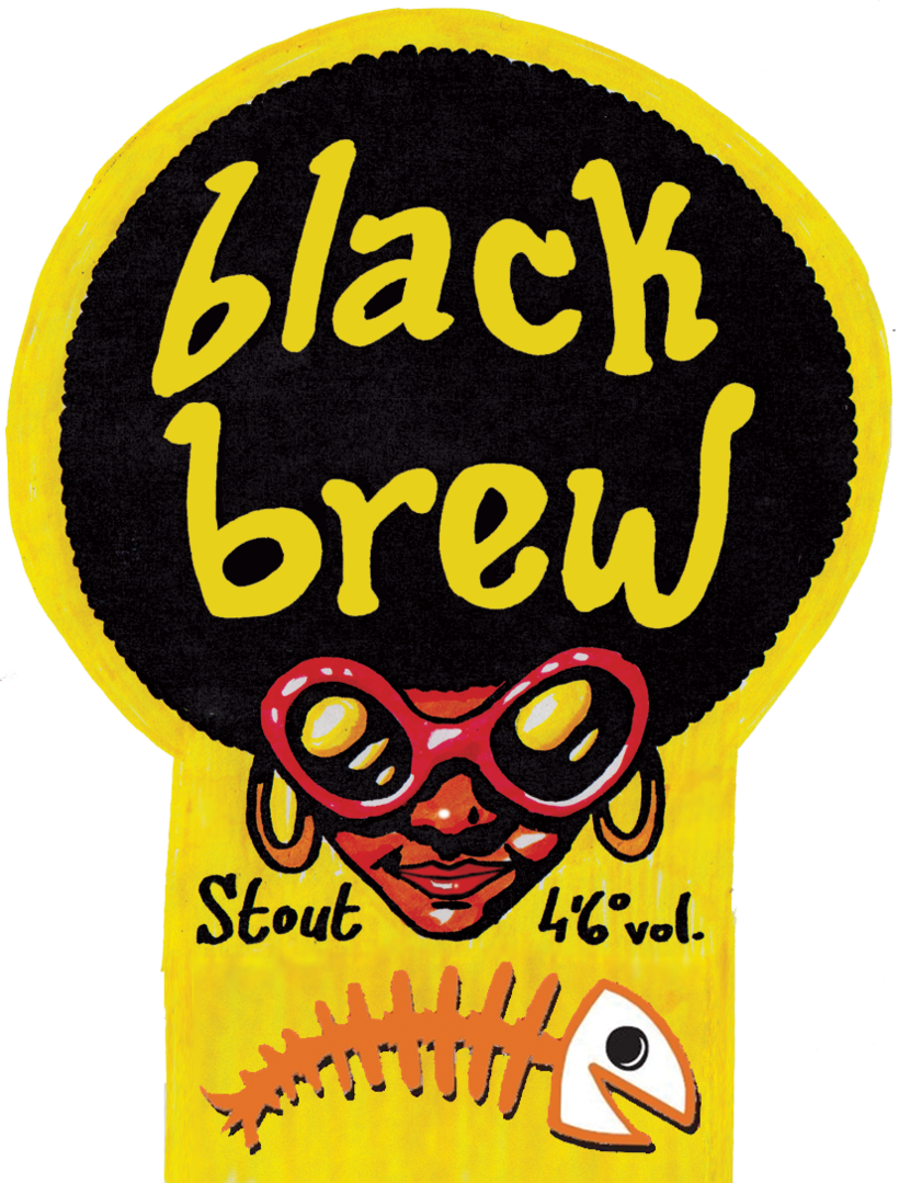 Etiqueta Black Brew - Poster (820x1079), Png Download