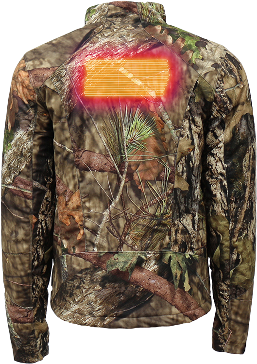 Camo 7v Insulated Heated Jacket (600x897), Png Download
