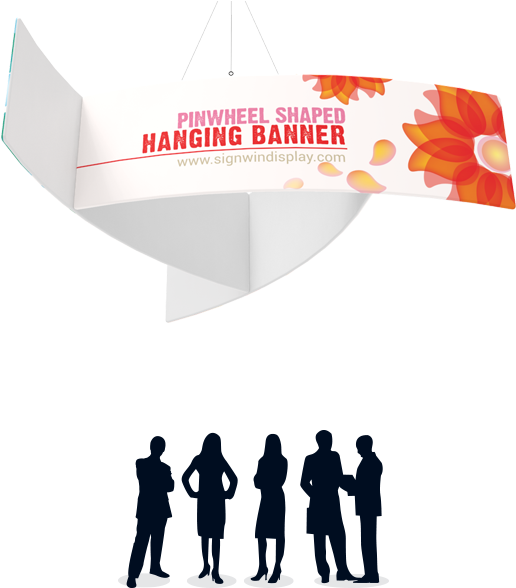 Pinwheel Shaped Hanging Banner Custom Printing For - Makar Sankranti (800x600), Png Download