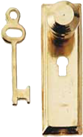 Even Your Miniature People Need A Key To Get Into Their - Wood (1024x1024), Png Download