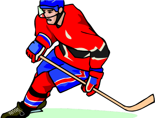 Original - Ice Hockey Player Vector (640x480), Png Download