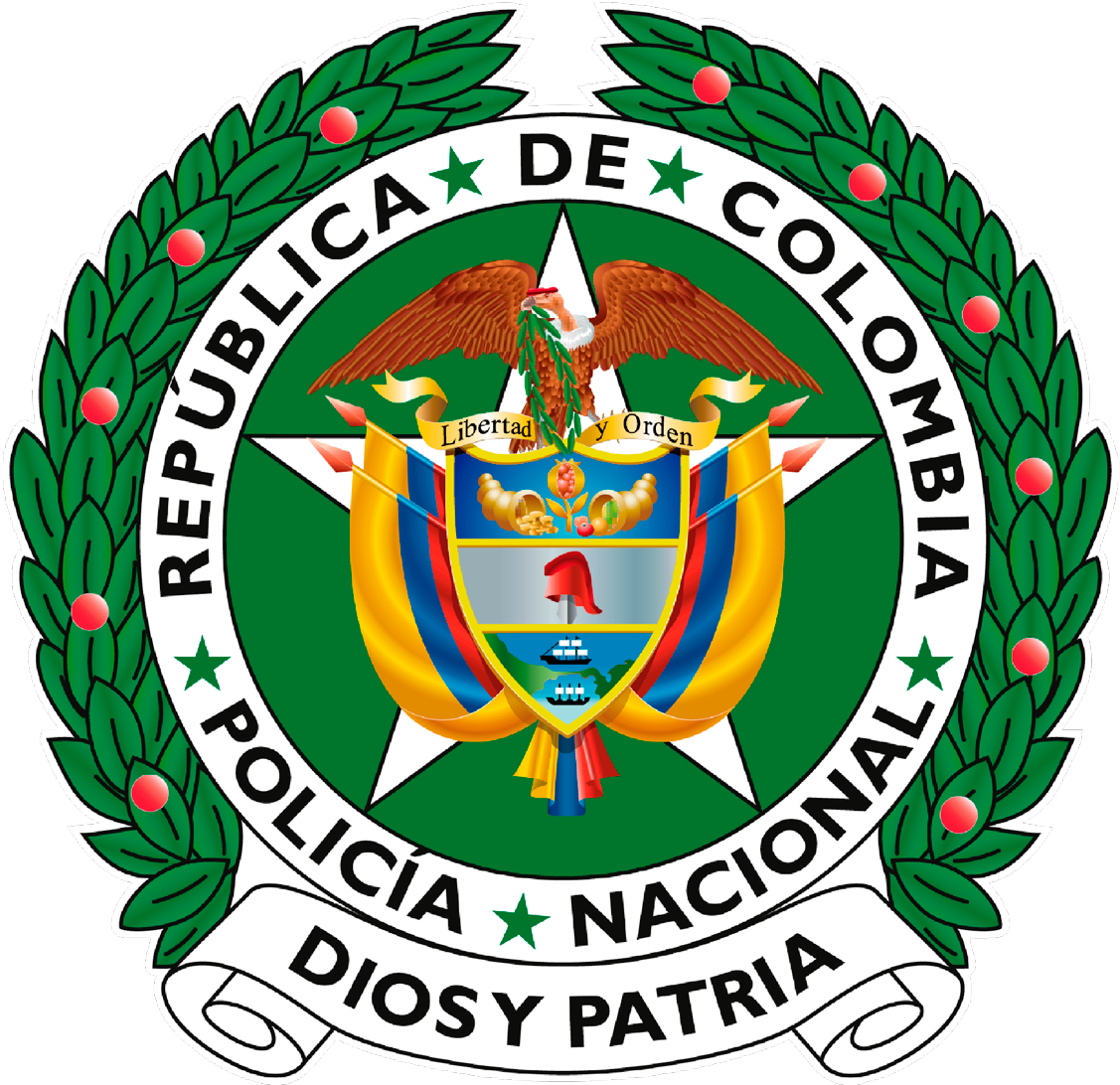 Policía Nacional De Colombia - National Police Of Colombia (1204x1152), Png Download