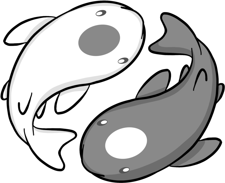 Chibi Yin And Yang Koi By Neko San Art - Chibis Yin And Yang (920x747), Png Download